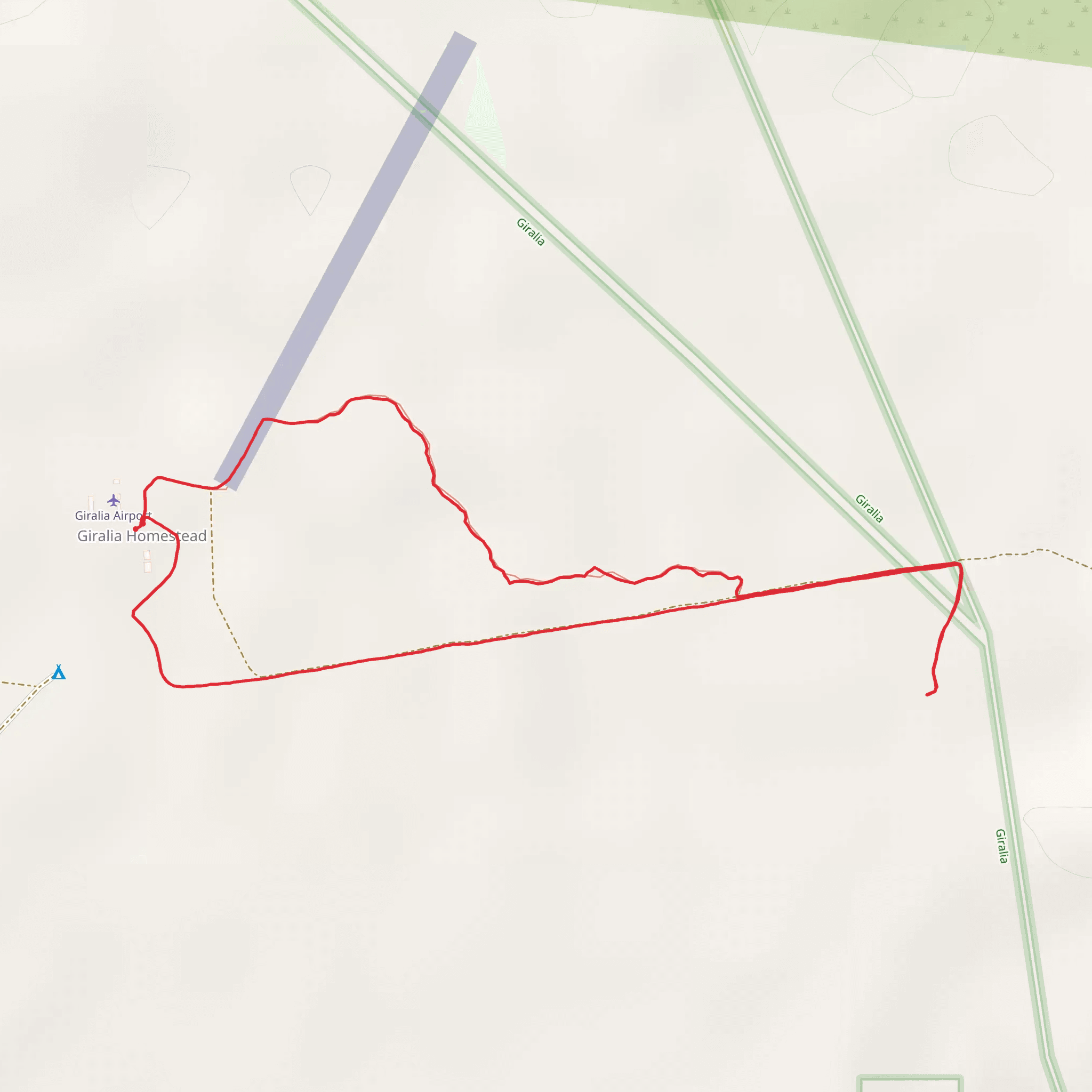 Kangaroo Walk mobile static map