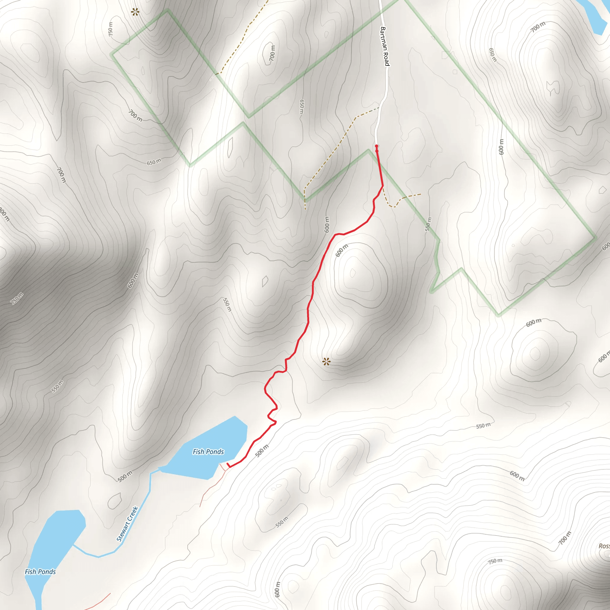 Fish Ponds mobile static map