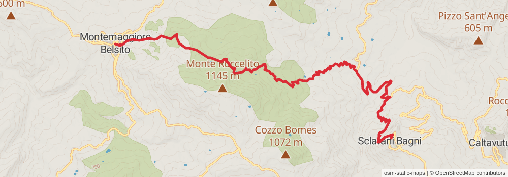 Sentiero Italia - Sicily Section stage 26 Map