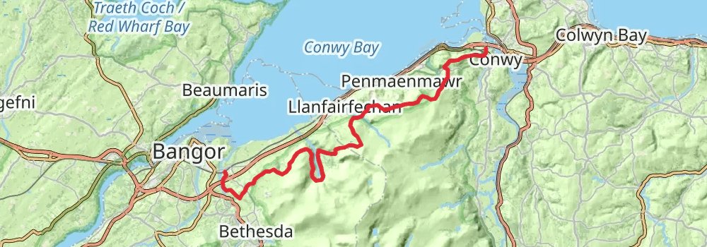 Wales Coast Path alt 2 Map