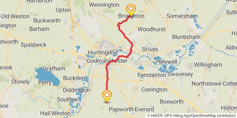 Pathfinder Long Distance Walk stage 3 Map