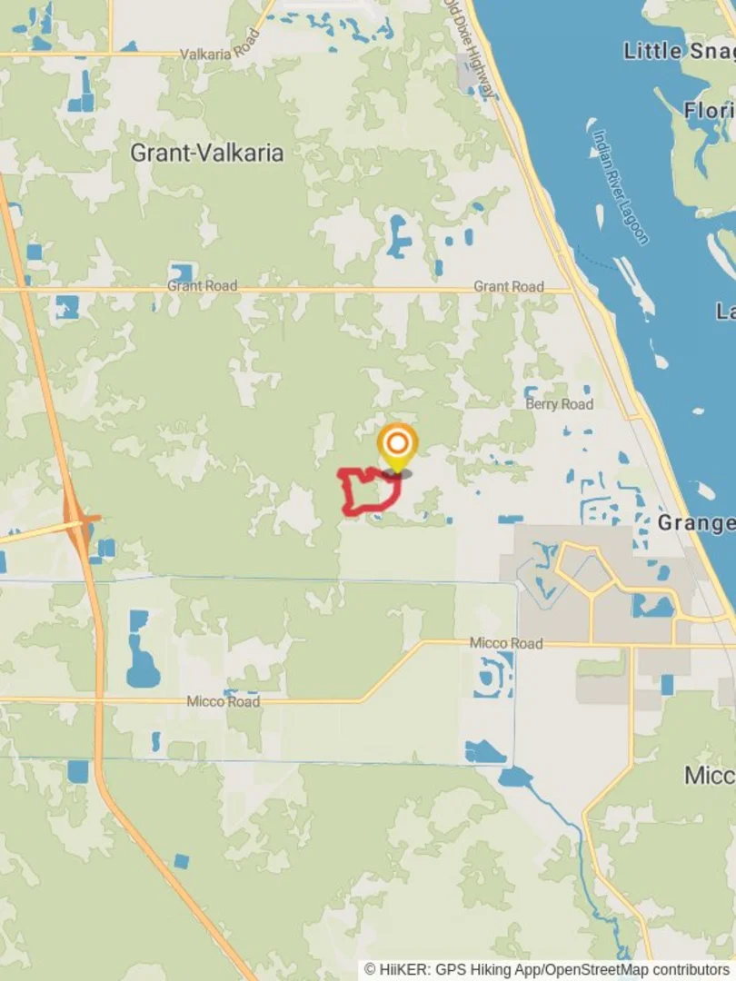 An image depicting the trail Red Trail Loop and its surrounding area.