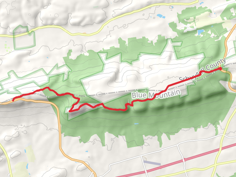 Round Head and Applebee Shelter via Appalachian Trail