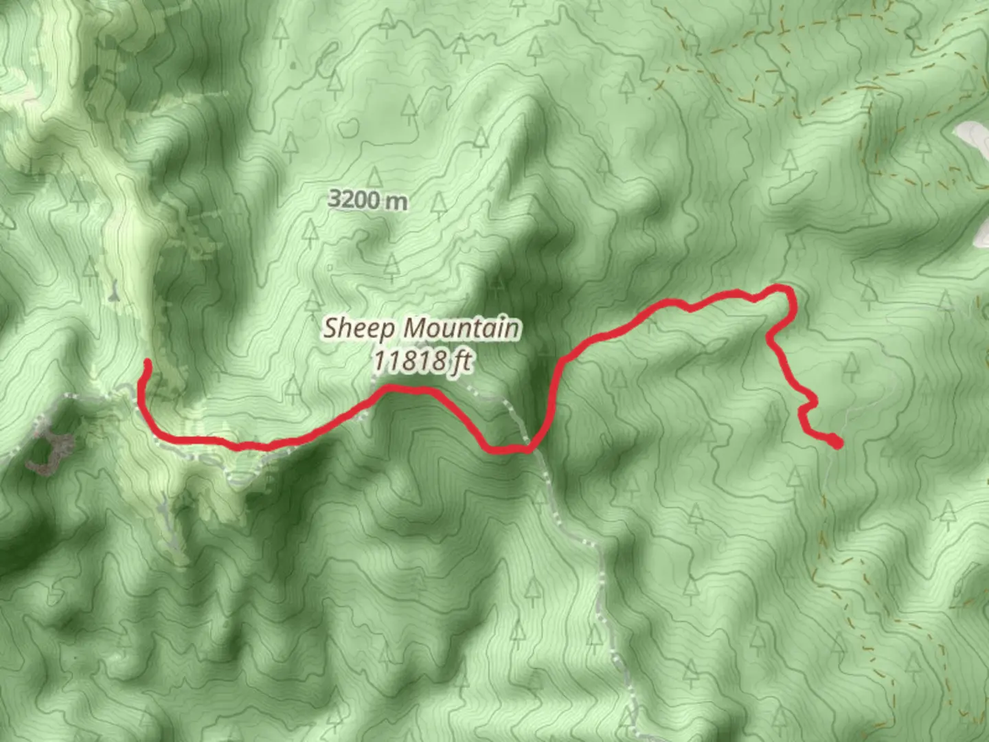 An image depicting the trail Arapaho Creek via Continental Divide Trail and its surrounding area.