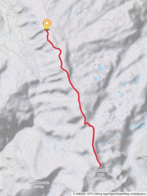 Meridian Peak via Elliott's Ridge