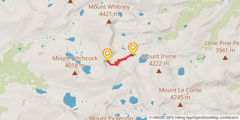 Lowest to Highest Route stage 14 Map