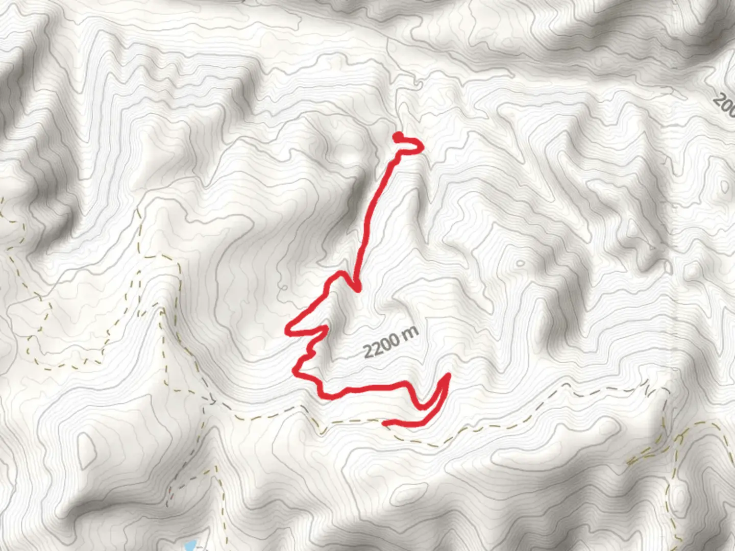 An image depicting the trail Orchid Gulch Trail and its surrounding area.