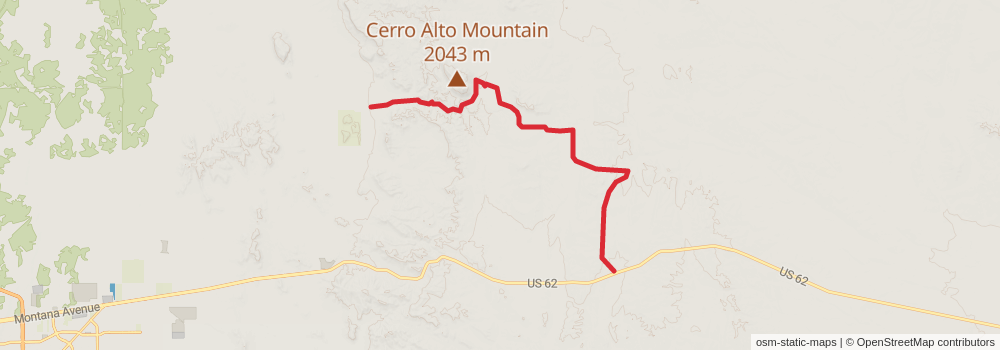 American Perimeter Trail - Texas Primary stage 4 Map