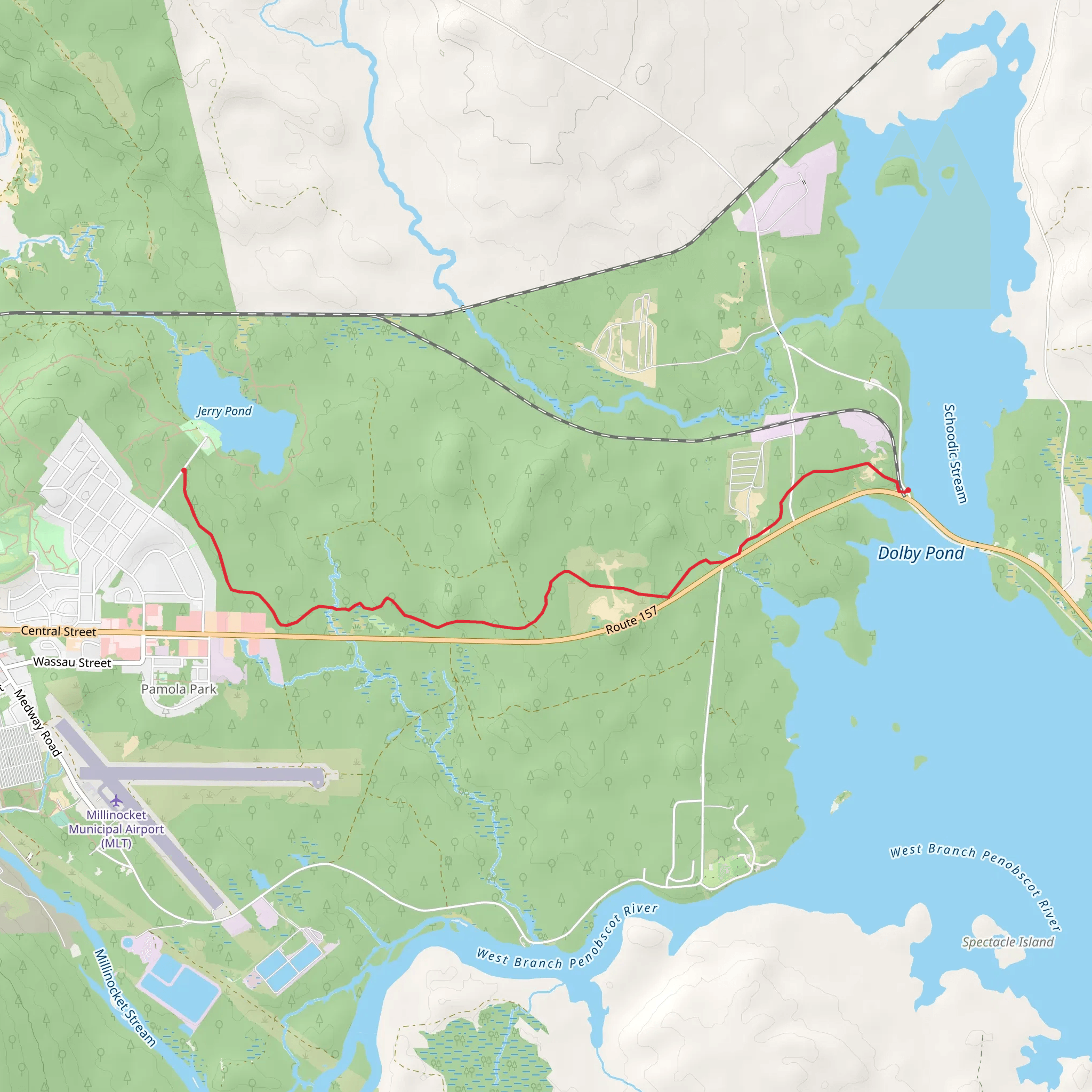 Dolby Trail mobile static map