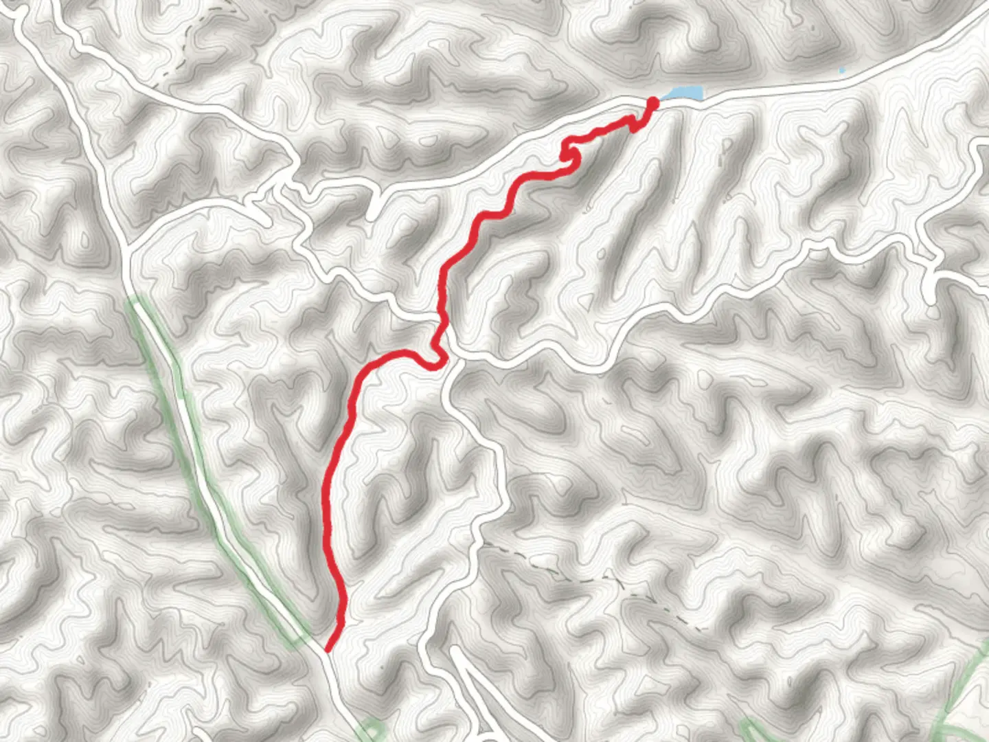 An image depicting the trail Shawnee Backpack Trail - Short and its surrounding area.