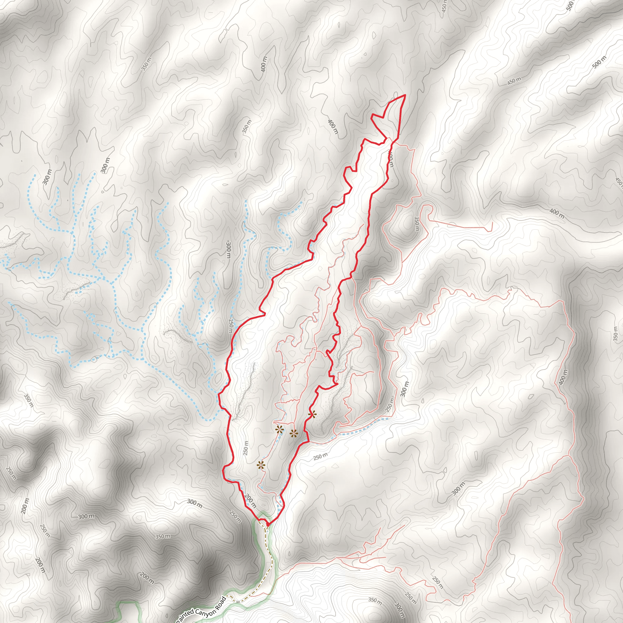 Canyon Loop mobile static map