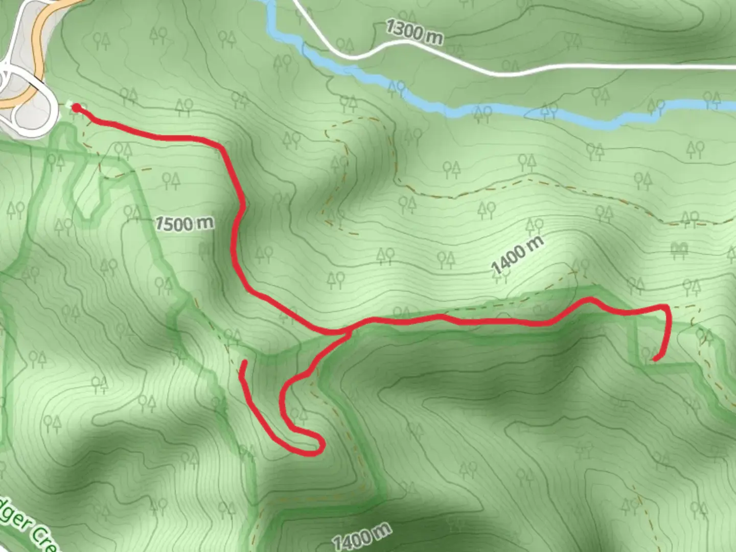 An image depicting the trail Bennett Pass and its surrounding area.