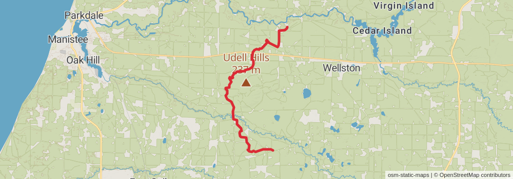 American Perimeter Trail - North Country Primary stage 57 Map