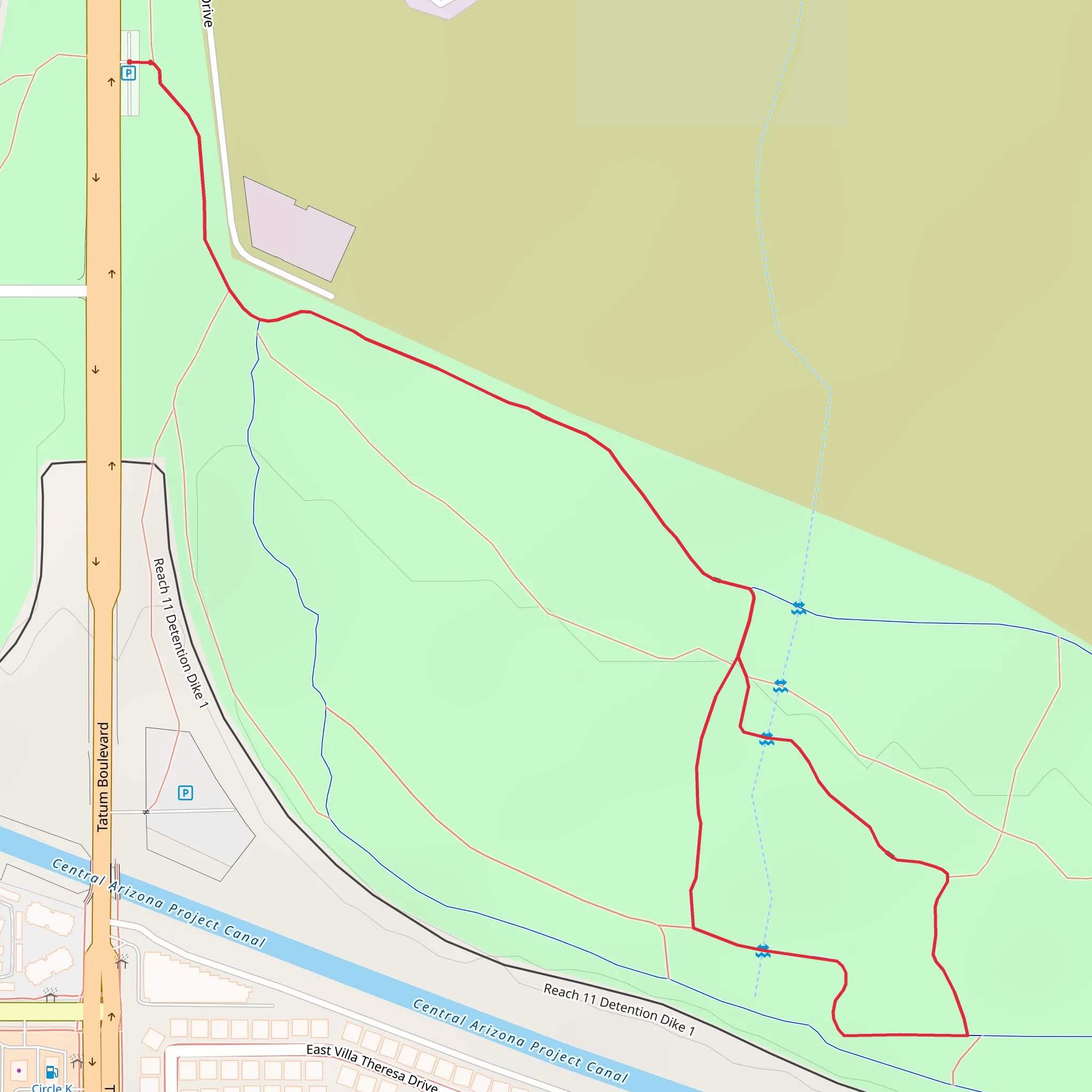 Reach 11 Recreation Area Short Loop mobile static map