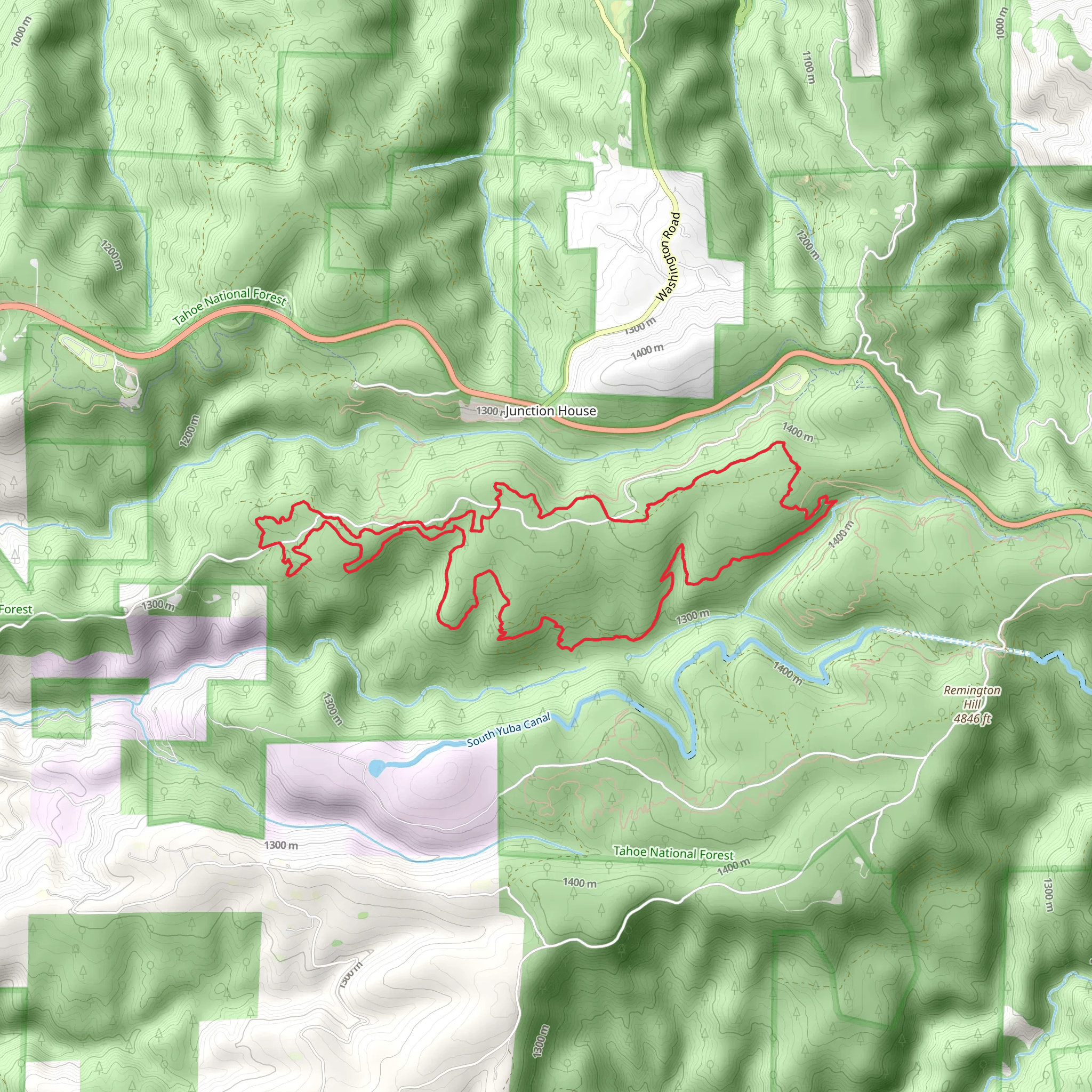 Towle Mill Loop Trail mobile static map