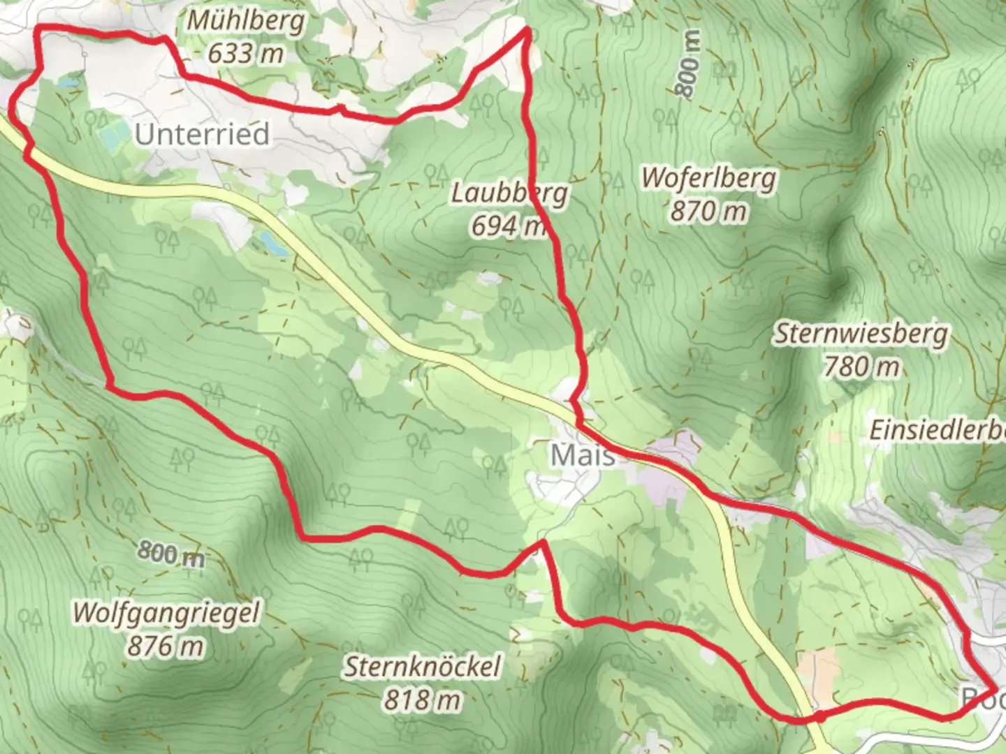 An image depicting the trail Bodenmais and Frathau Loop and its surrounding area.