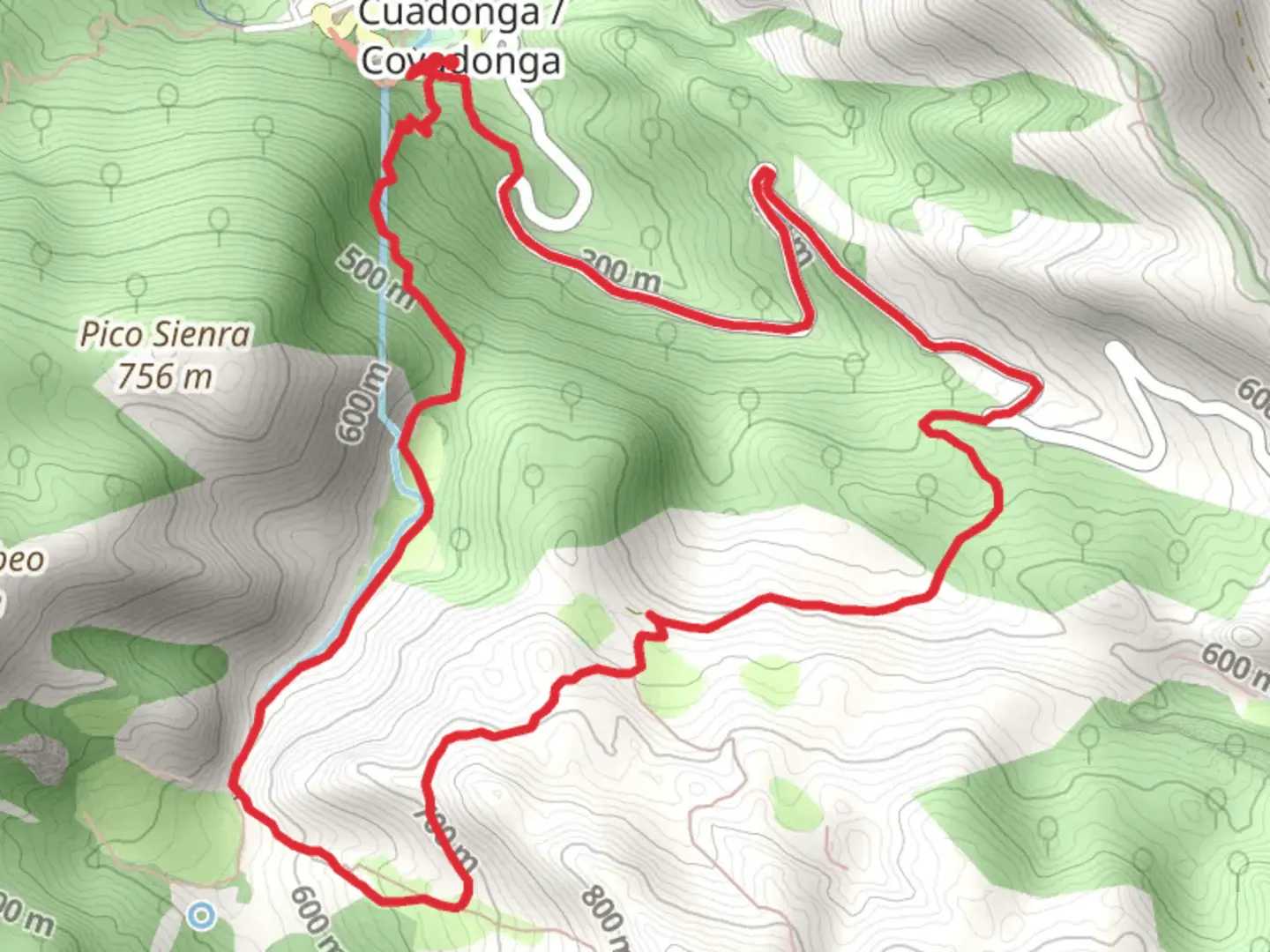 An image depicting the trail Vega de Orandi PR PNPE 6 and its surrounding area.