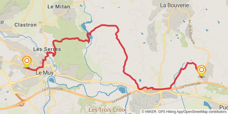 Camino Menton-Candanchu via Arles stage 10 Map