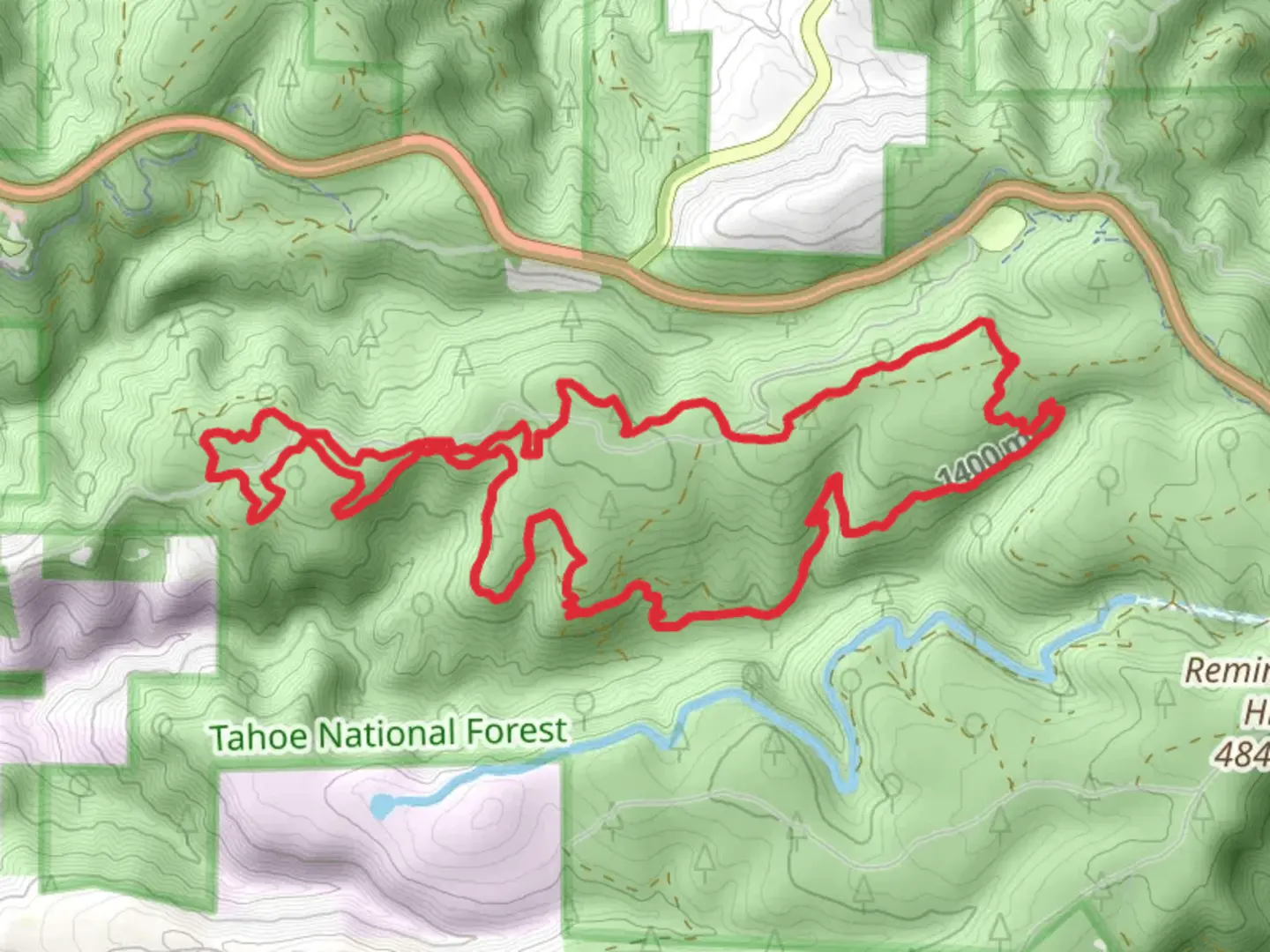 An image depicting the trail Towle Mill Loop Trail and its surrounding area.