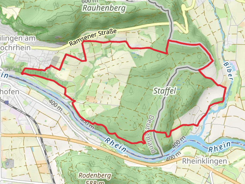Obergailingen and Staffel Loop via Großer Staffelrundweg