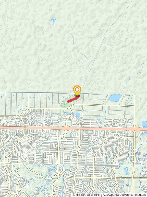 Myakkahatchee Creek Environmental Park Loop mobile static map