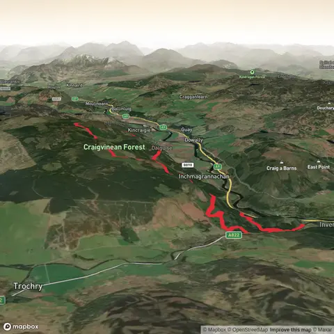 Ossian’s Cave loop