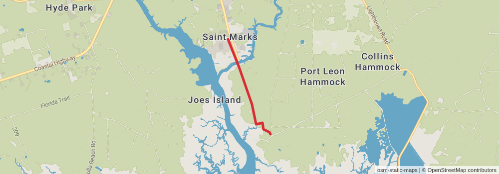 American Perimeter Trail - Florida Primary stage 26 Map