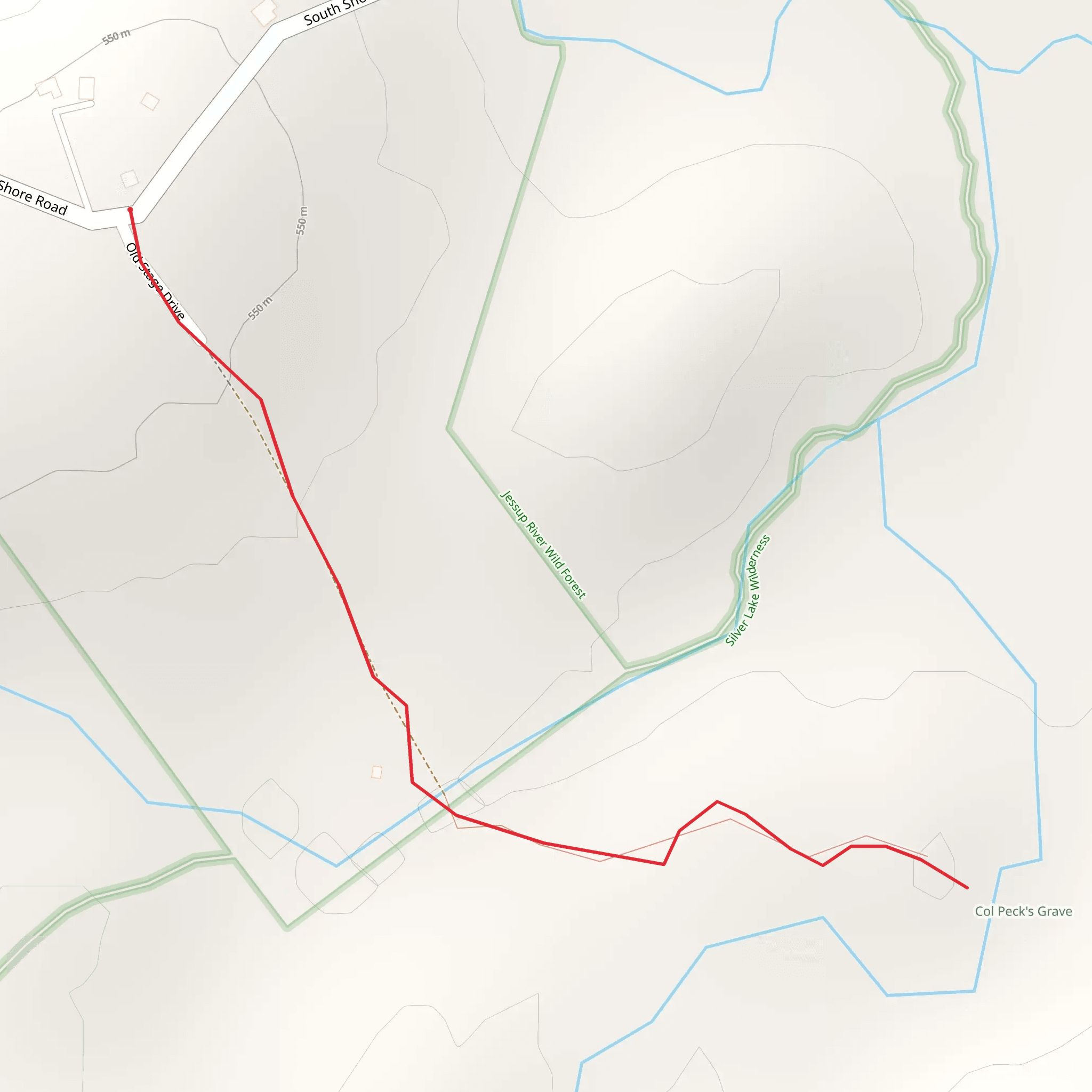 Cherry Brook from South Shore Road mobile static map