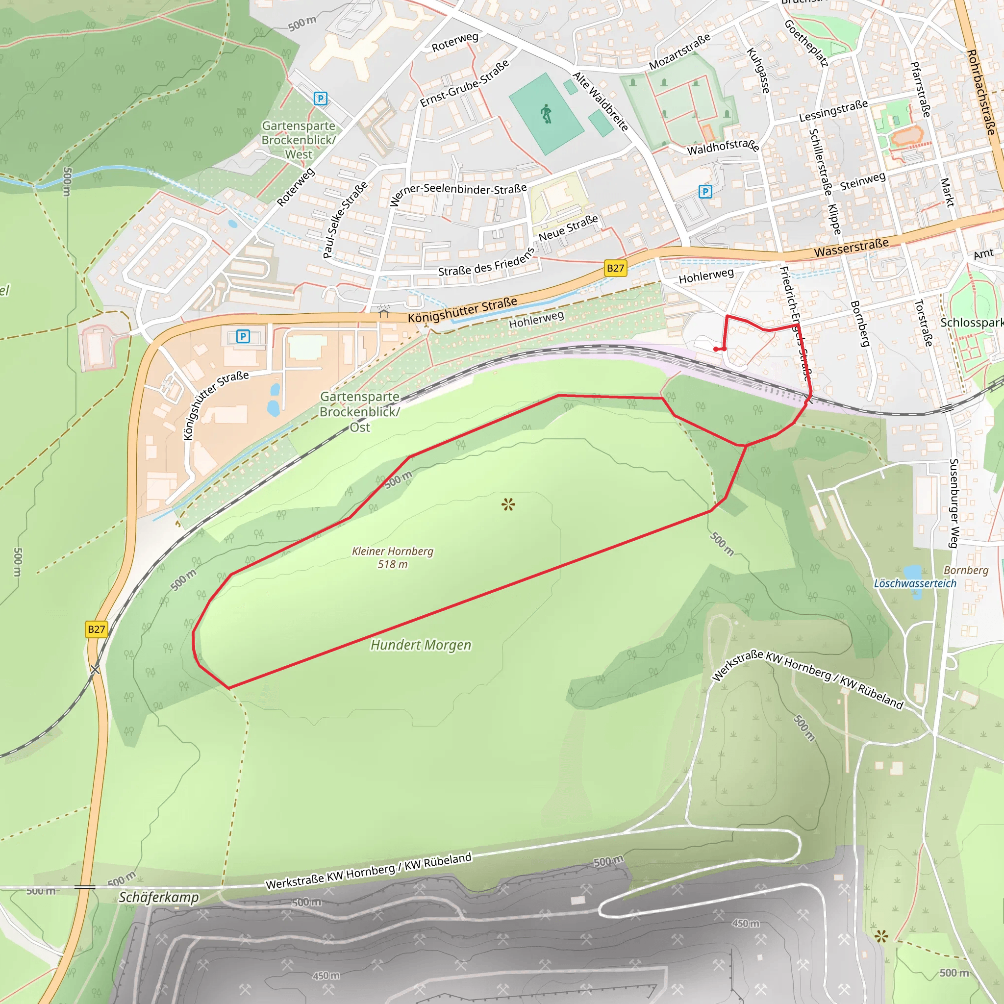 Kleiner Hornberg Loop mobile static map
