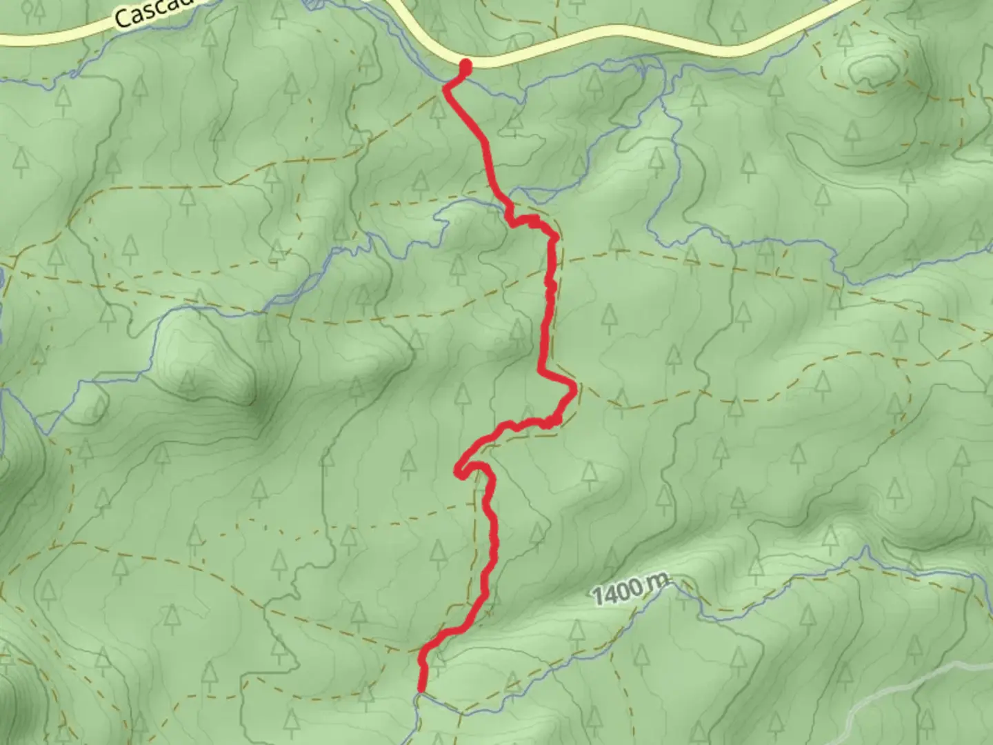 An image depicting the trail Larson Trail and its surrounding area.