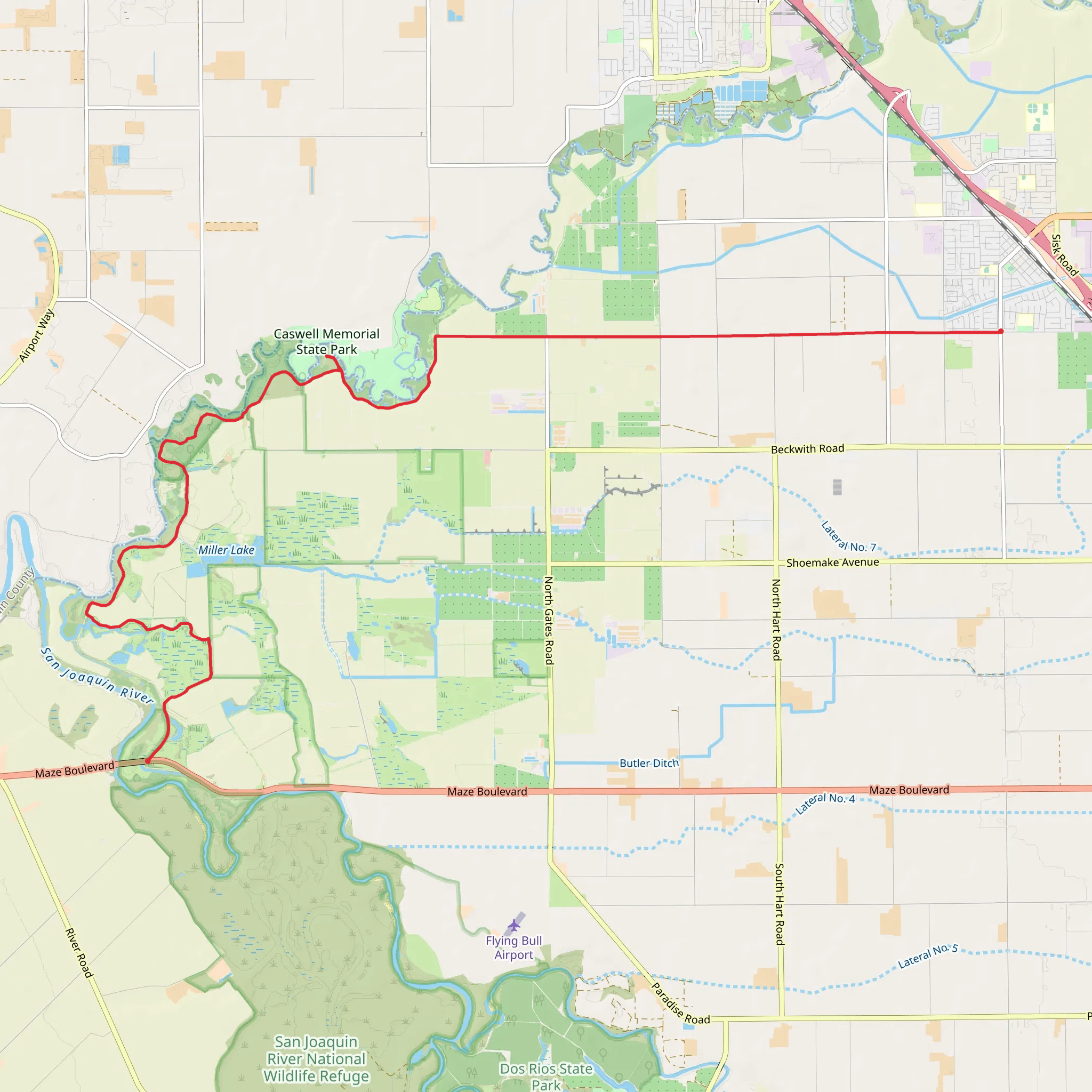 river walk other side of caswell mobile static map