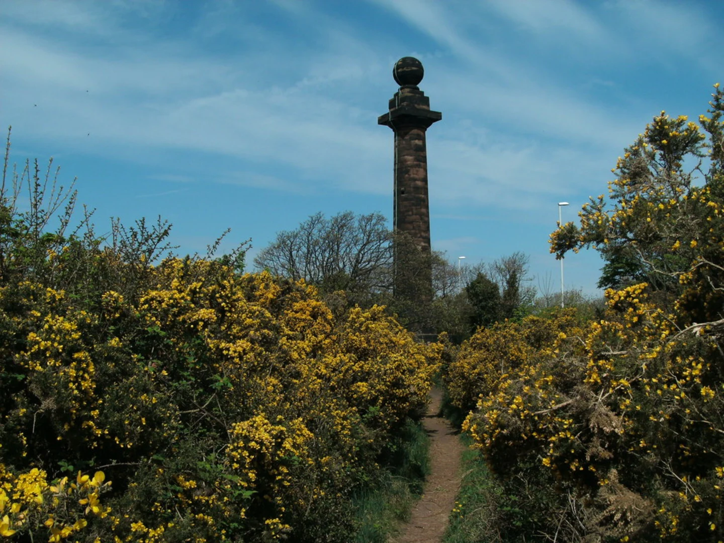 An image depicting the trail Caldy Hill and Cubbins Green and its surrounding area.