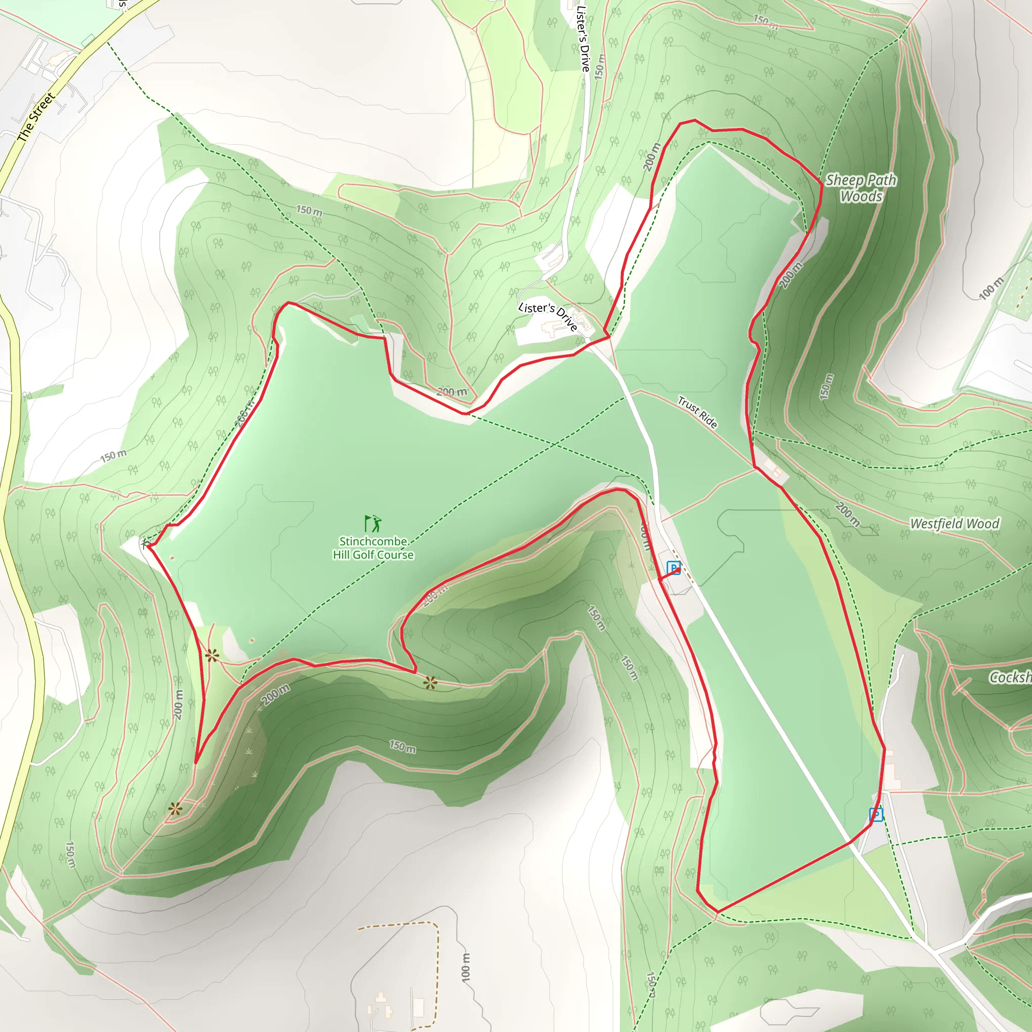 Sir Stanley Tubbs, Stinchcombe Hill mobile static map