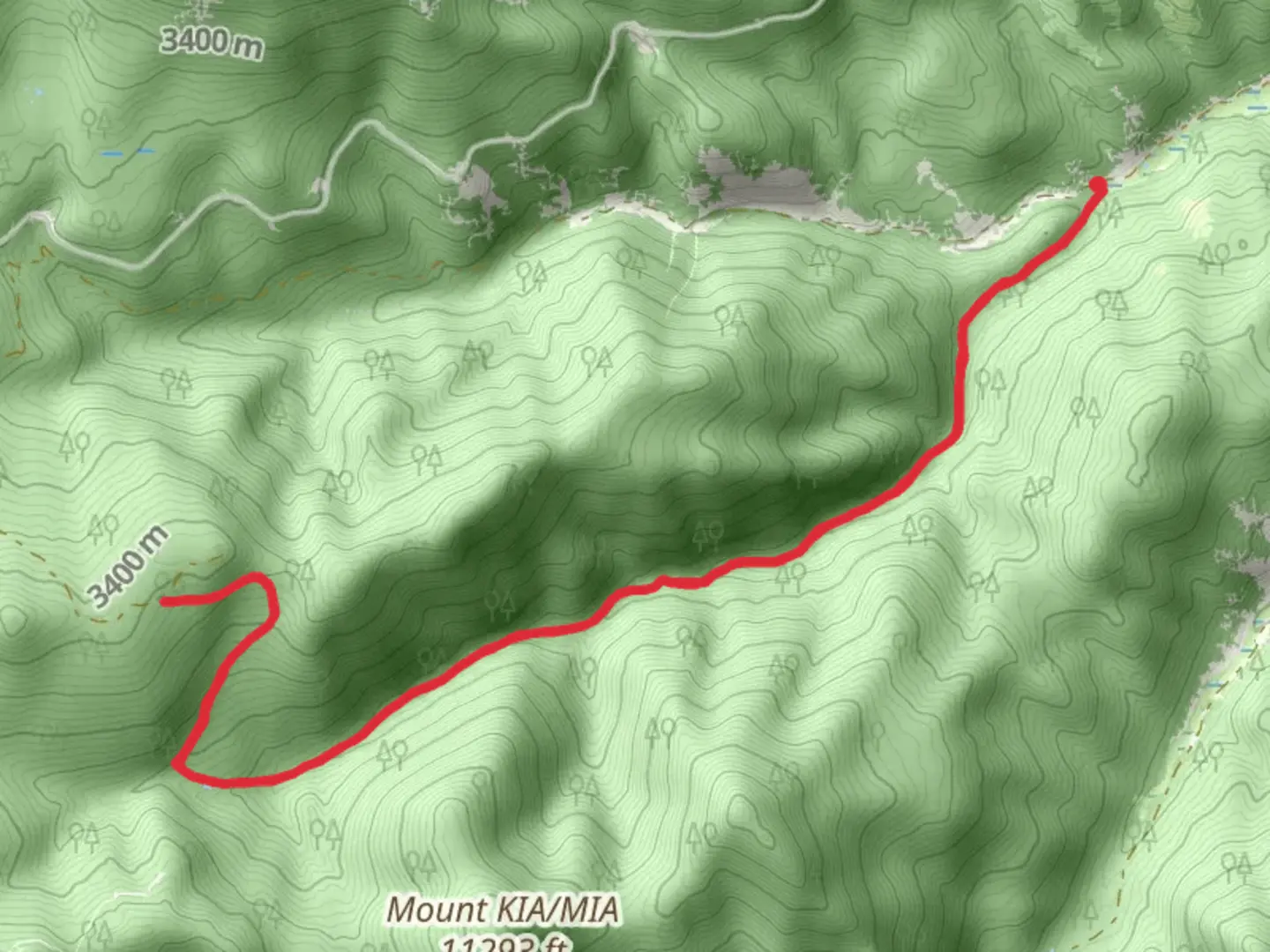 An image depicting the trail Starvation Creek and its surrounding area.