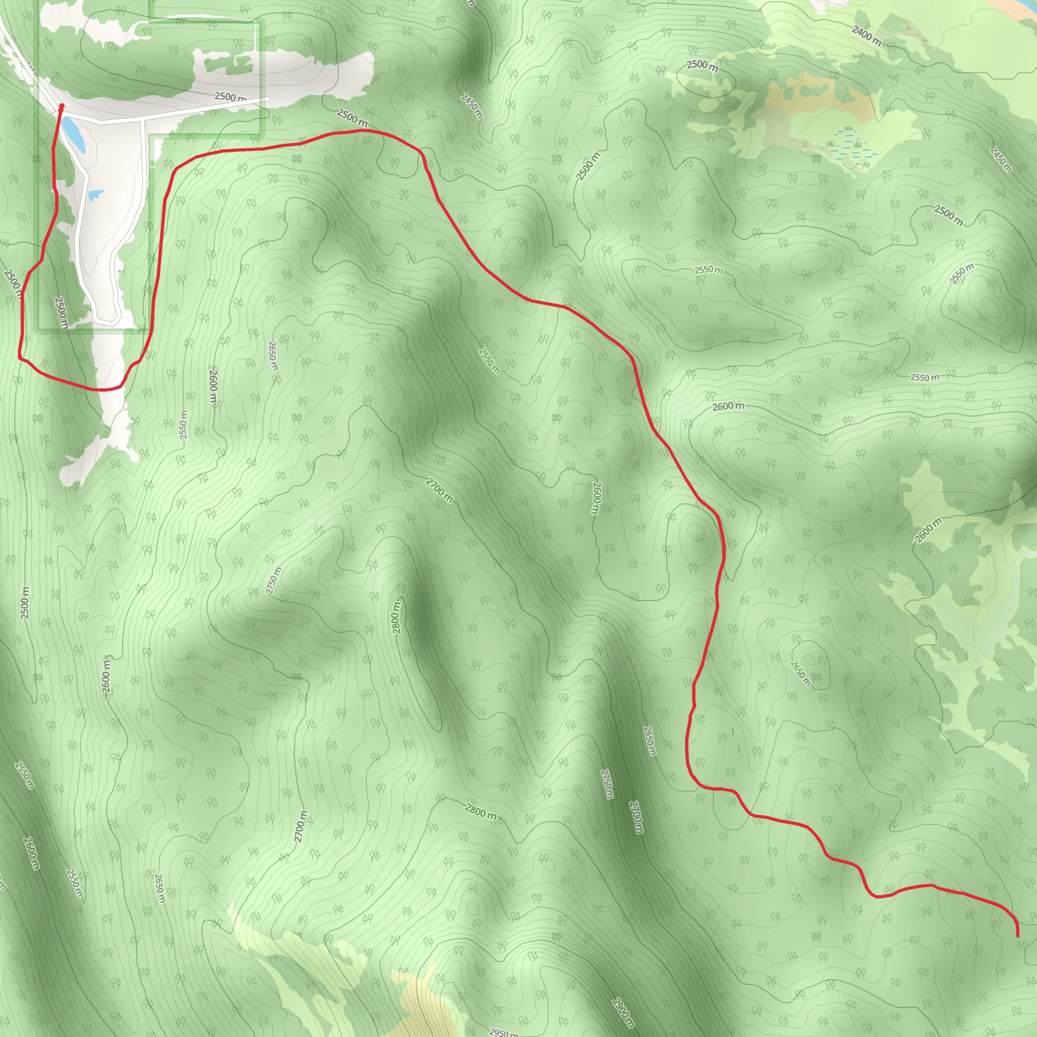 Yellow Horse Trail mobile static map