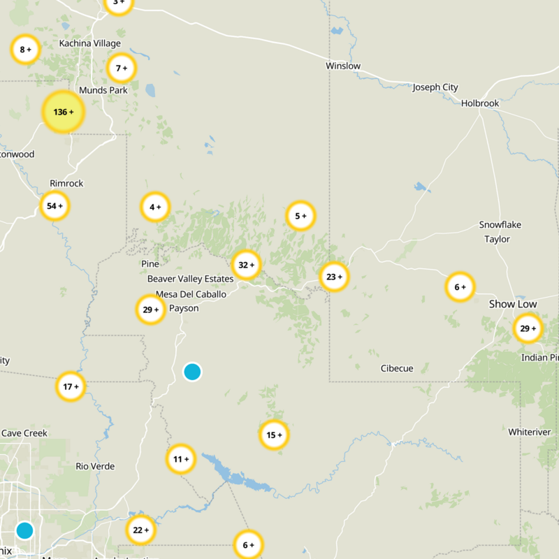Christopher Creek Static Map