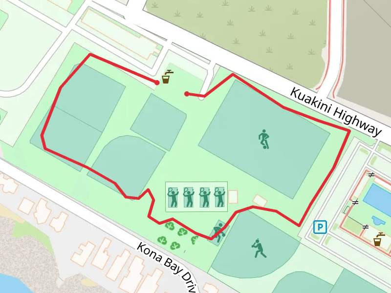 Kailua Kona Keiki Park Loop