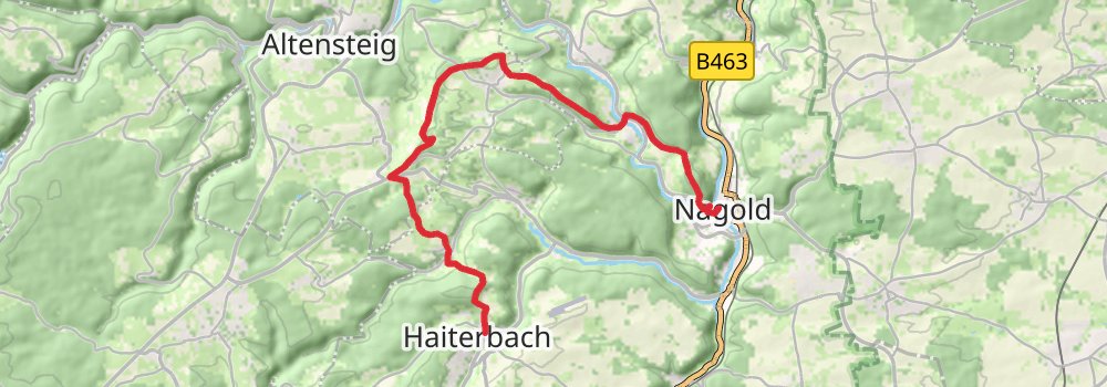 Gäurandweg stage 5 Map