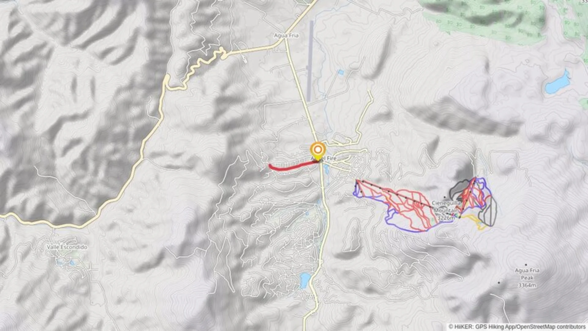 An image depicting the trail Deer Walk and its surrounding area.