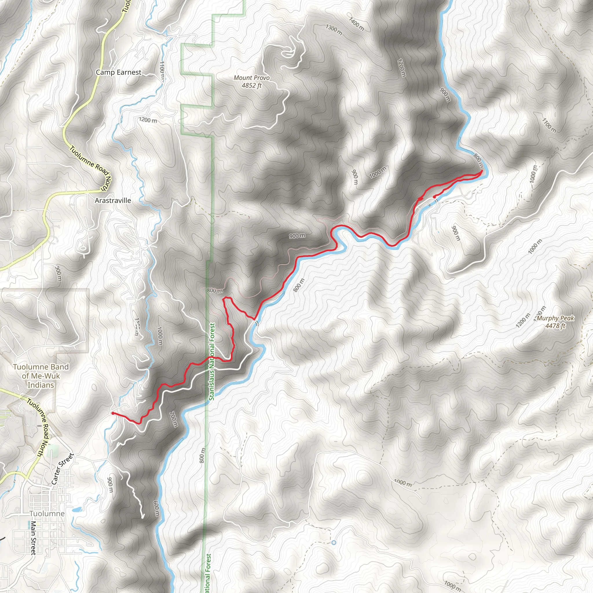 West Side Railroad Trail mobile static map