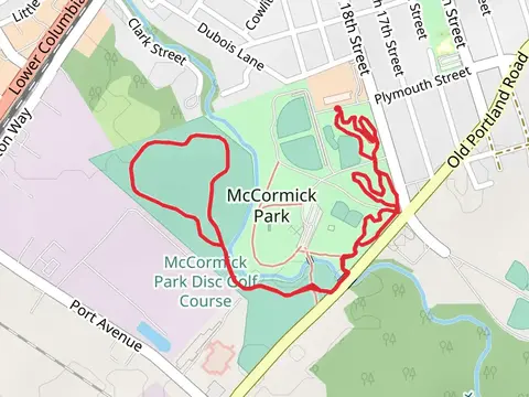Skate Park and McCormick Park Loop