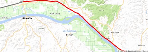 American Discovery Trail South Route stage 146 Map