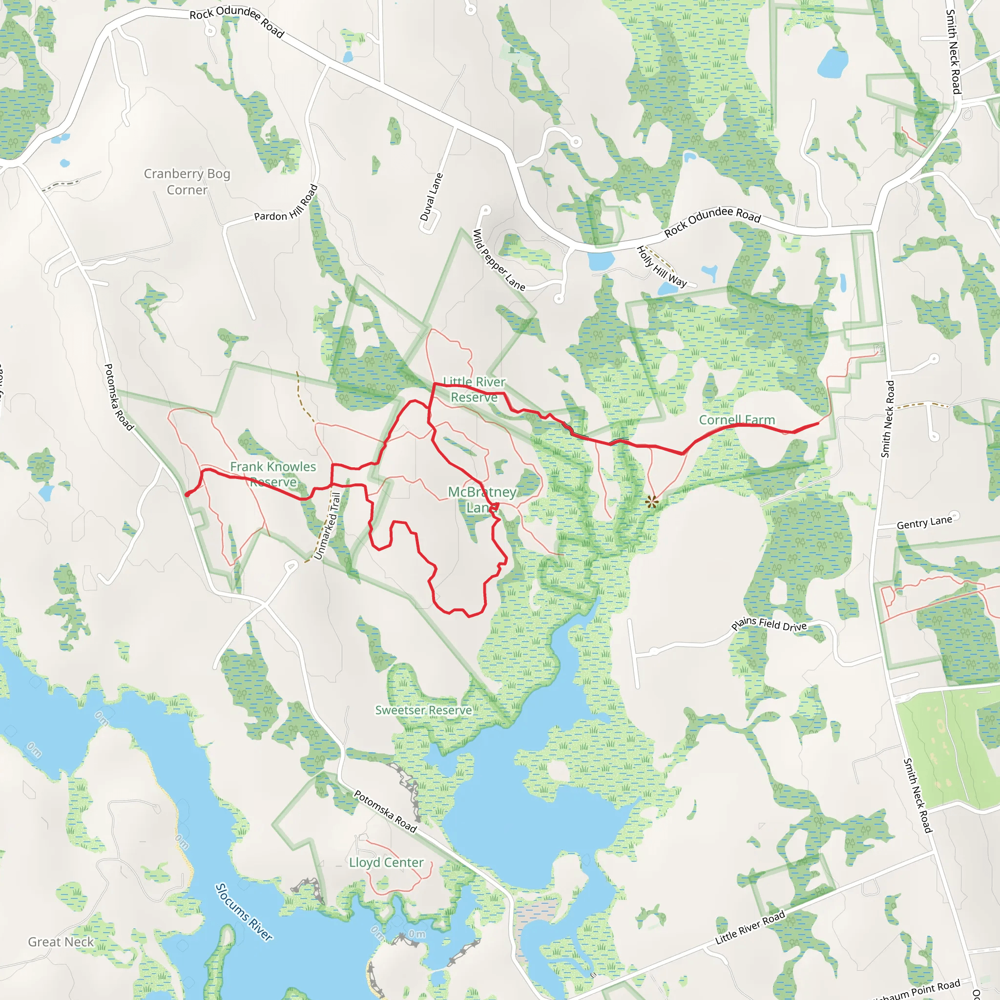 Potomska Road Loop mobile static map