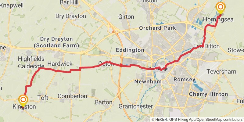 Harcamlow Way stage 6 Map