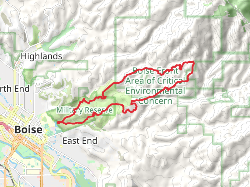 Ridge Crest, Three Bears and Freestone Ridge Loop