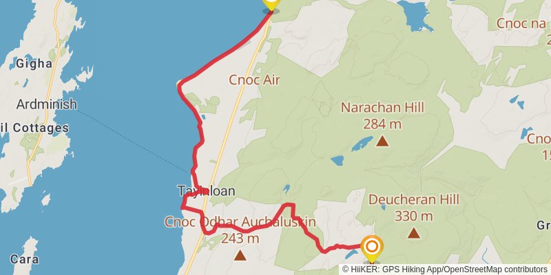 Kintyre Way stage 3 Map