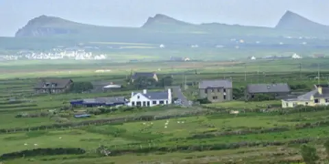 An image depicting the trail Clogher Holy Well Loop and its surrounding area.