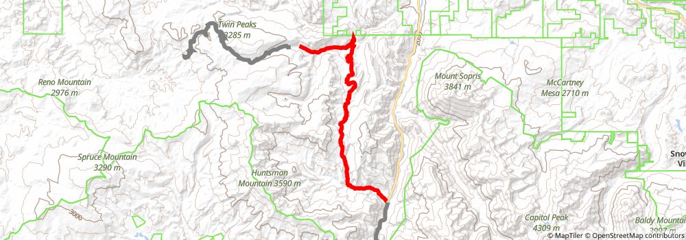 American Discovery Trail South Route stage 265 Map