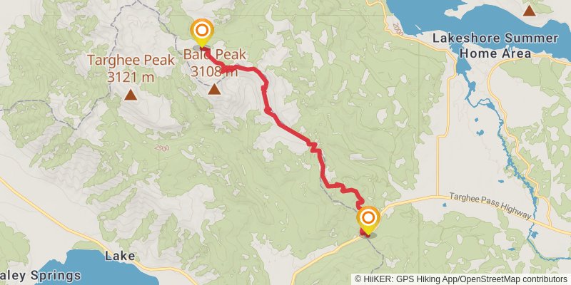 Continental Divide Trail - Montana And Idaho stage 4 Map