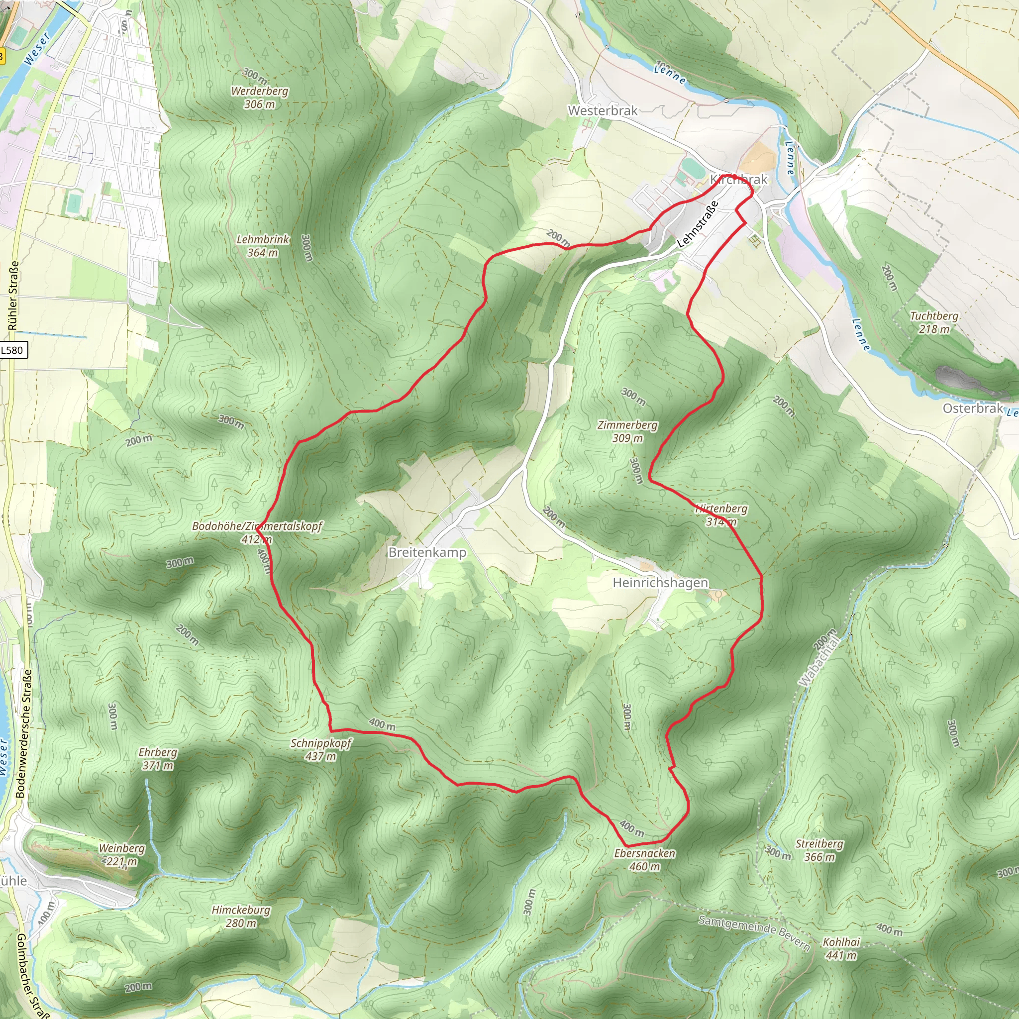 Zum Ebersnacken mobile static map